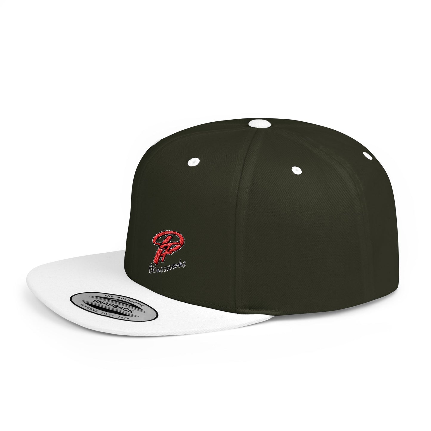 PFG Classic Flat Bill Snapback Hat with Stylish Embroidery