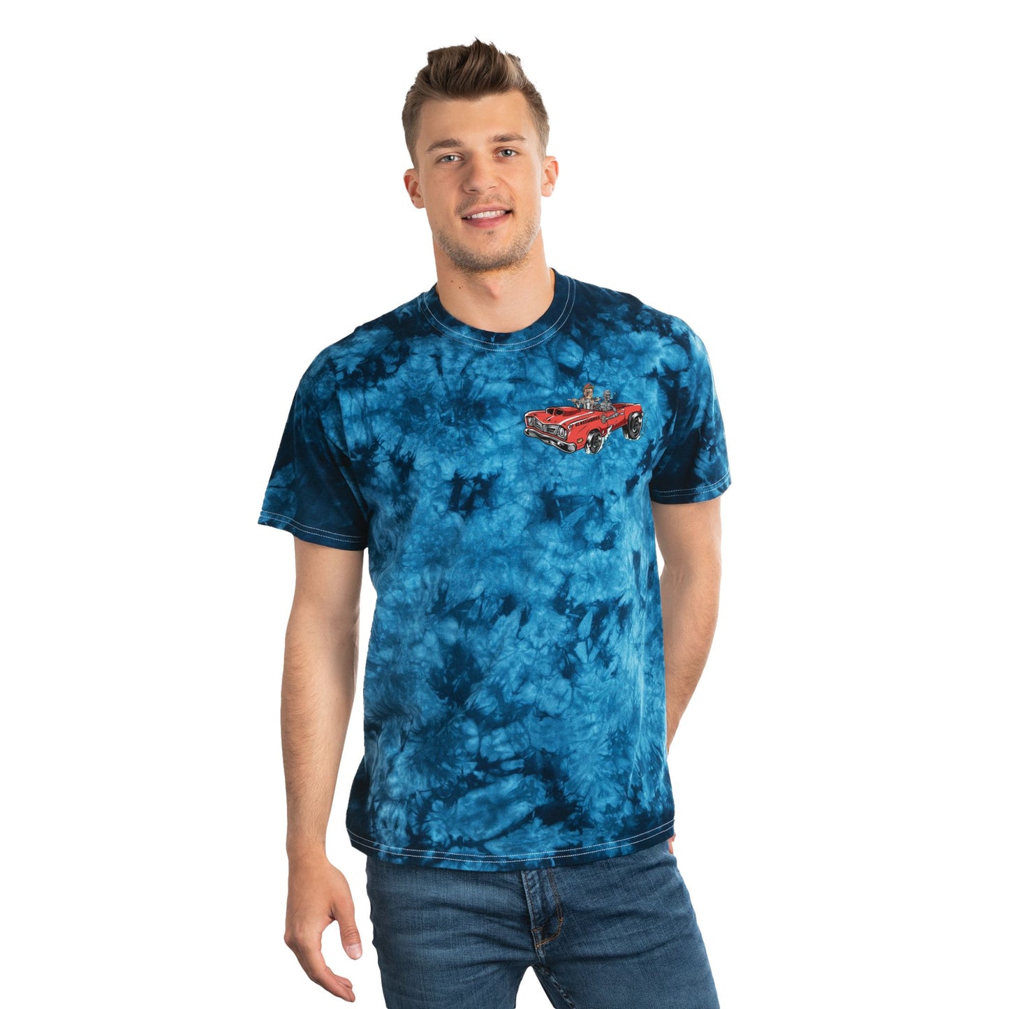 PFG Car Retro Tie-Dye Tee