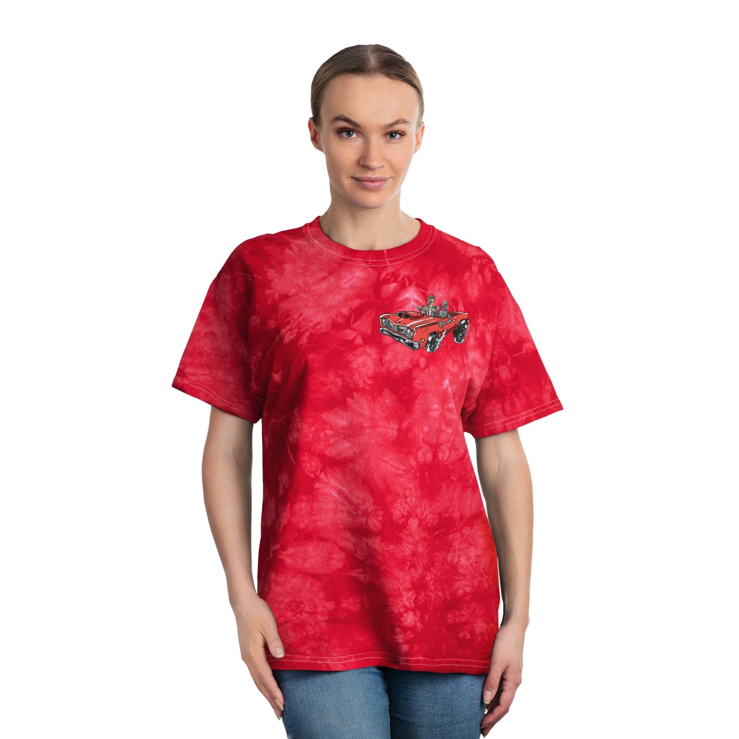 PFG Car Retro Tie-Dye Tee