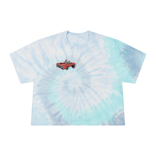 PFG Car Women’s Tie-Dye Crop Tee