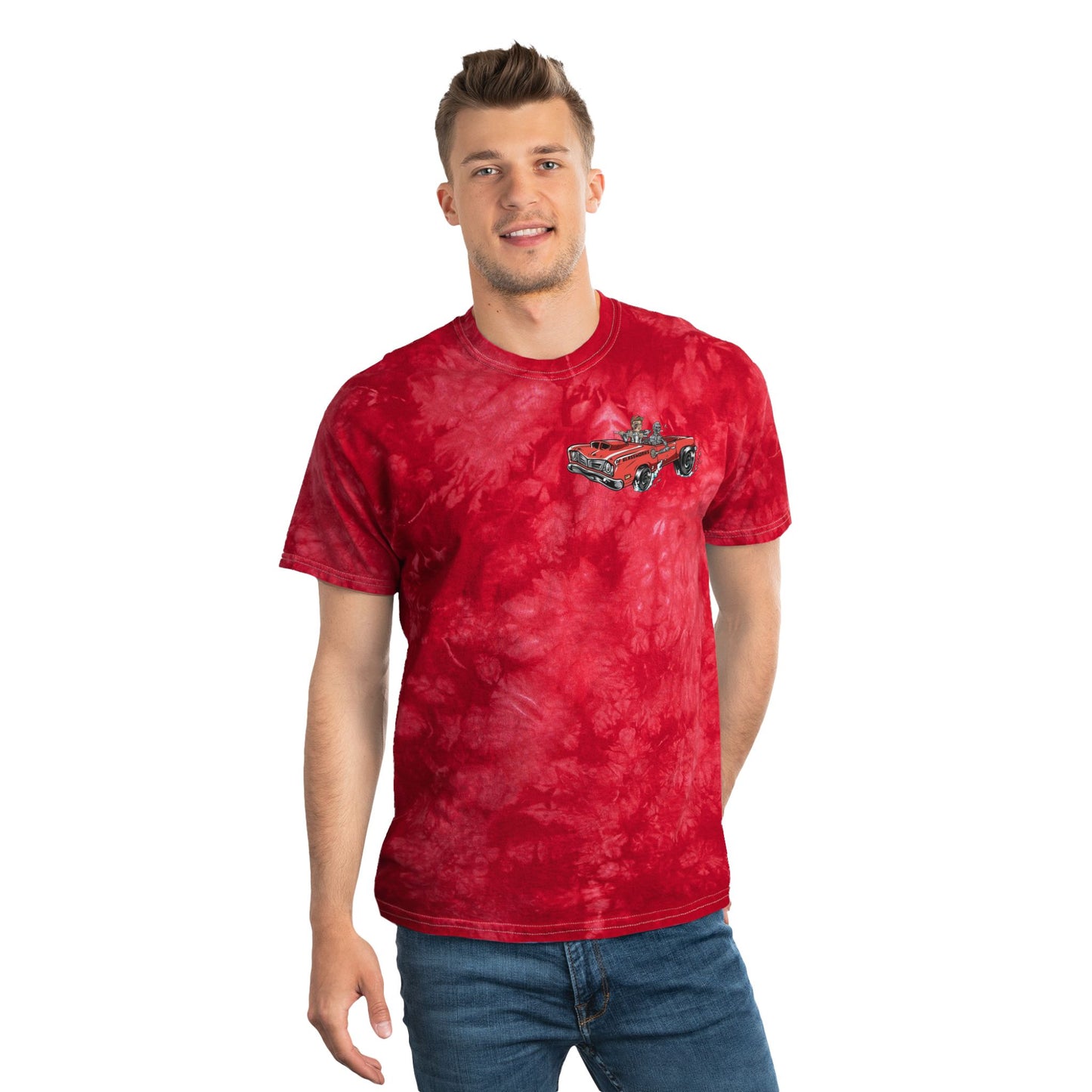 PFG Car Retro Tie-Dye Tee