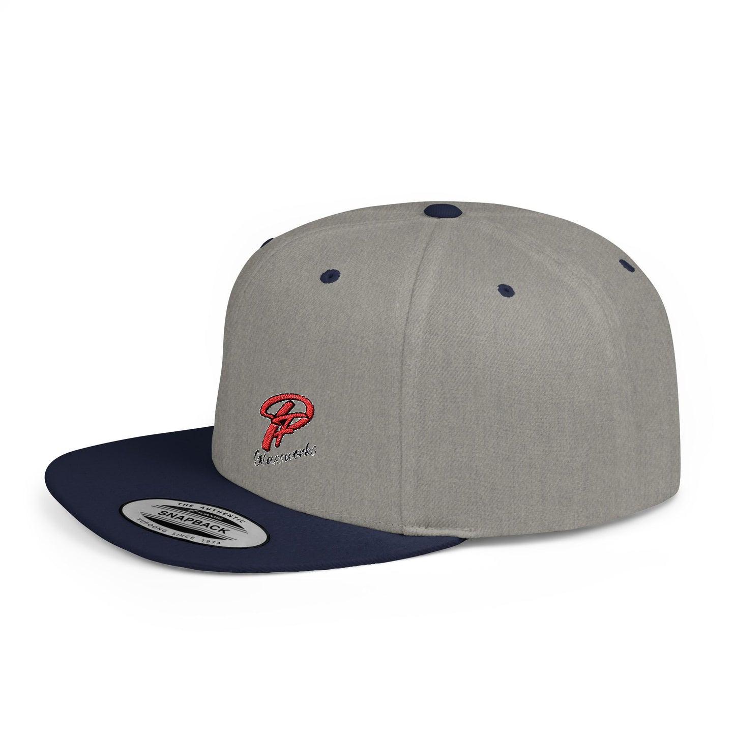 PFG Classic Flat Bill Snapback Hat with Stylish Embroidery