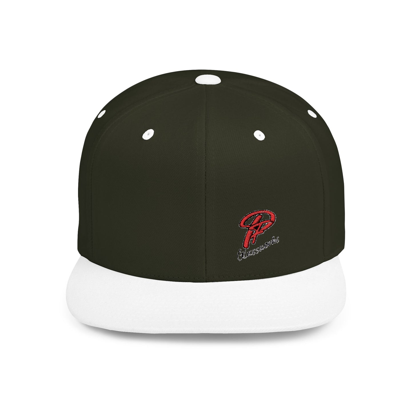 PFG Classic Flat Bill Snapback Hat with Stylish Embroidery