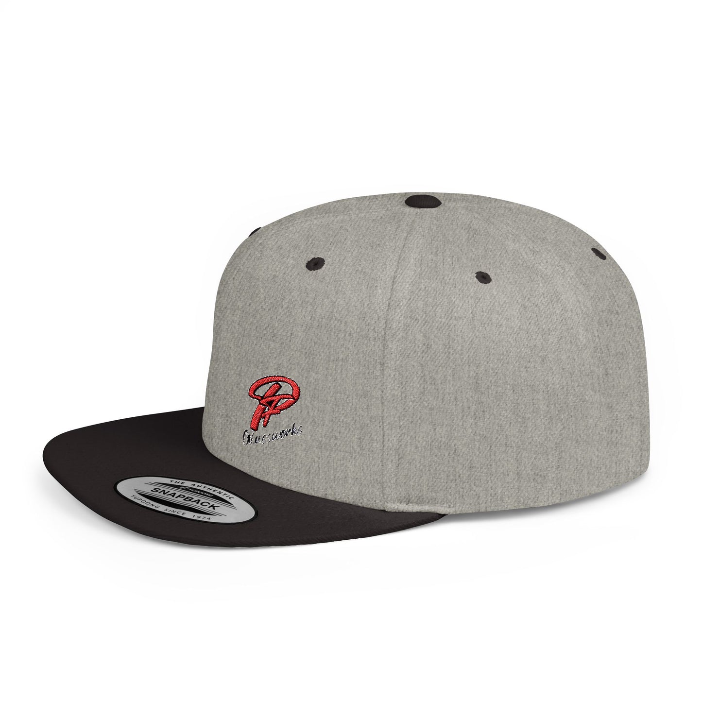 PFG Classic Flat Bill Snapback Hat with Stylish Embroidery