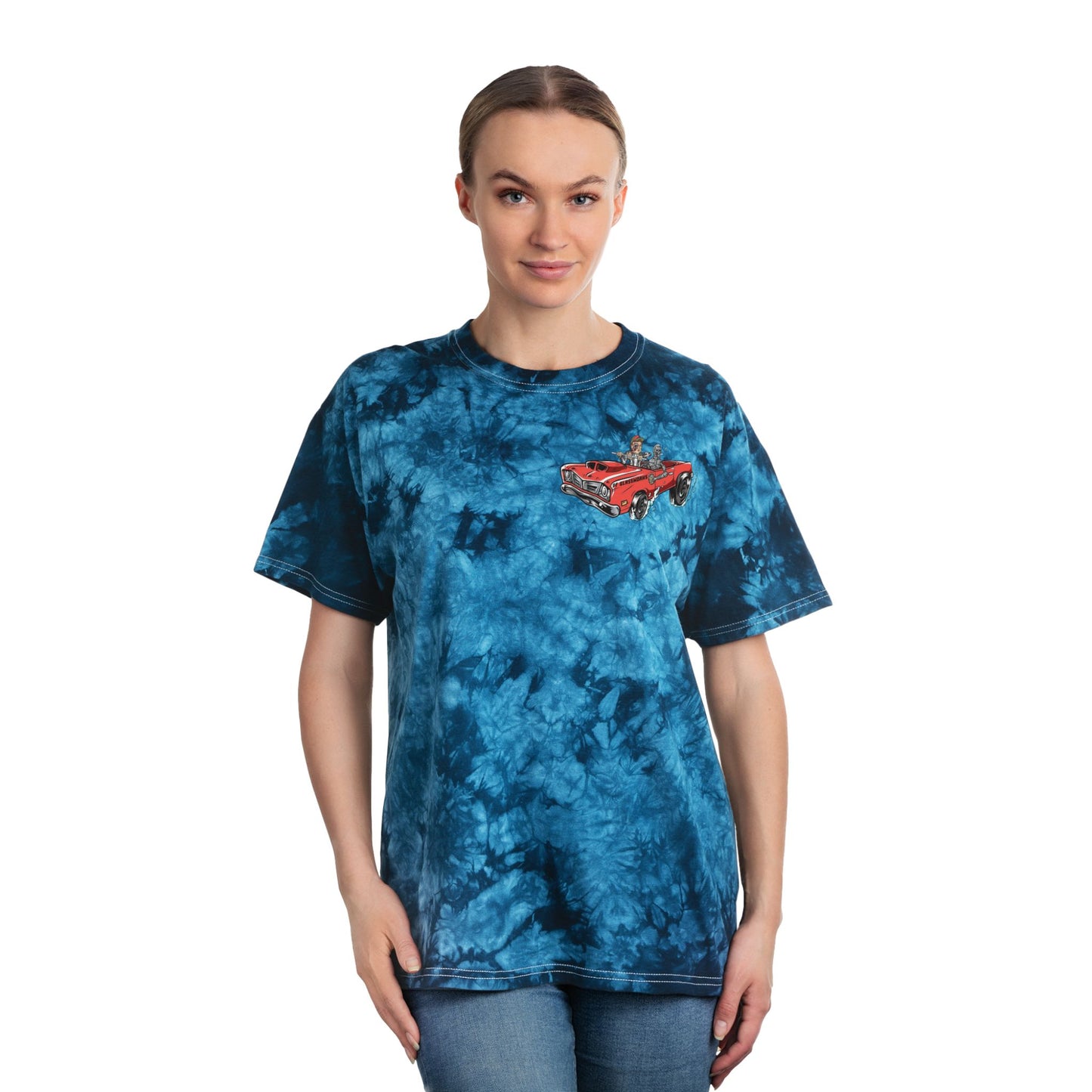 PFG Car Retro Tie-Dye Tee