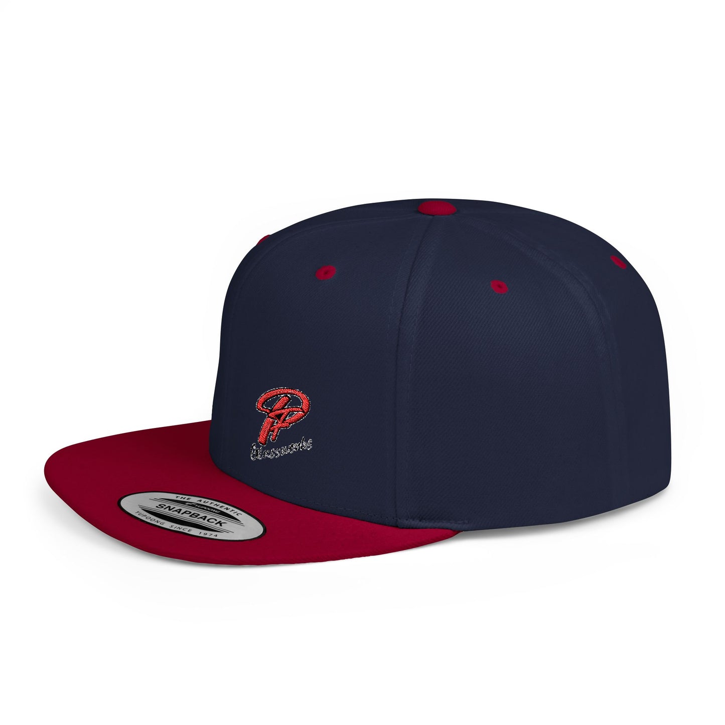 PFG Classic Flat Bill Snapback Hat with Stylish Embroidery