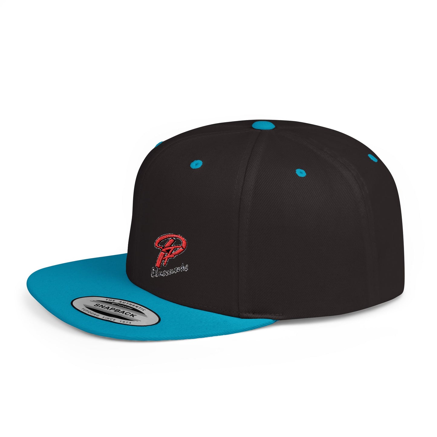 PFG Classic Flat Bill Snapback Hat with Stylish Embroidery