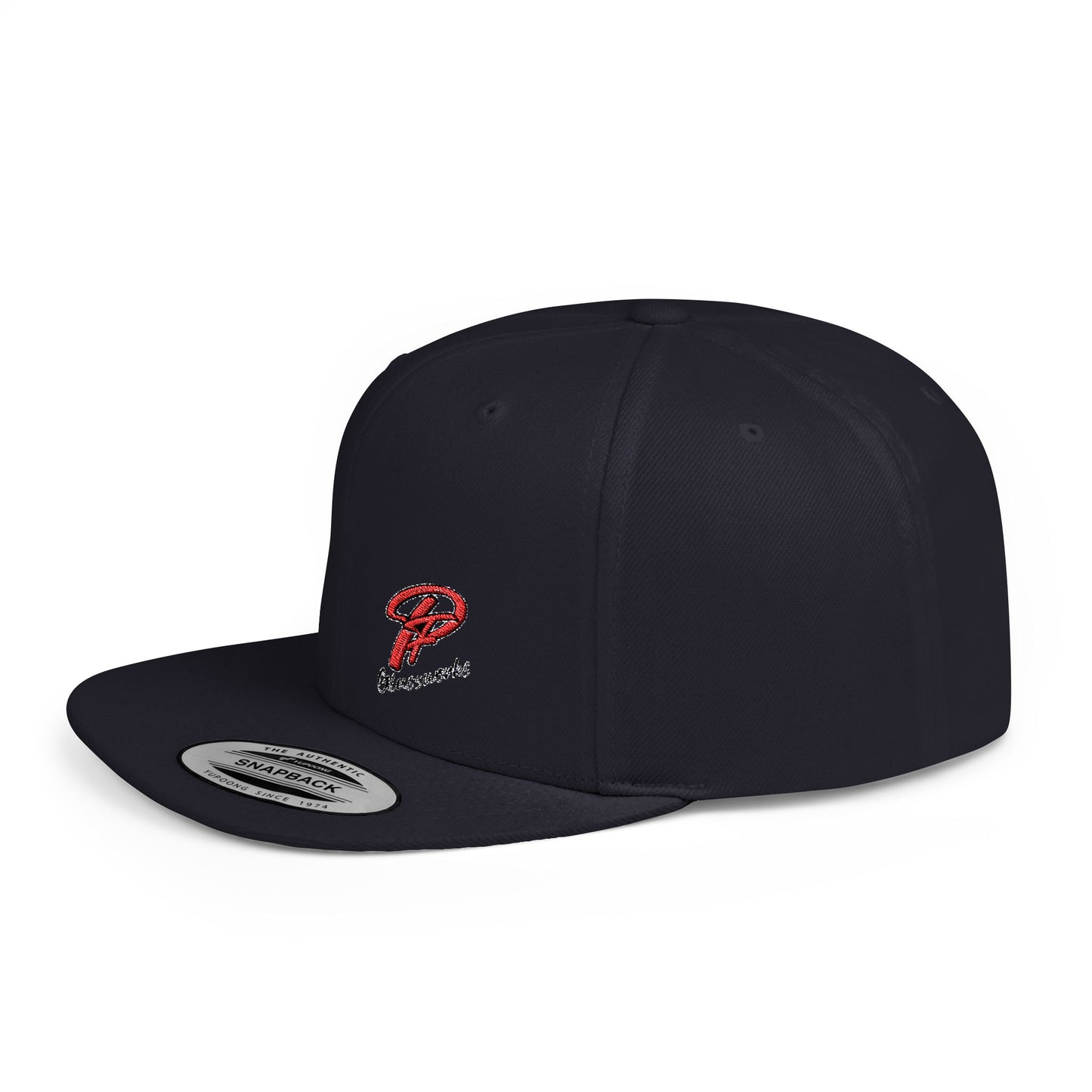 PFG Classic Flat Bill Snapback Hat with Stylish Embroidery