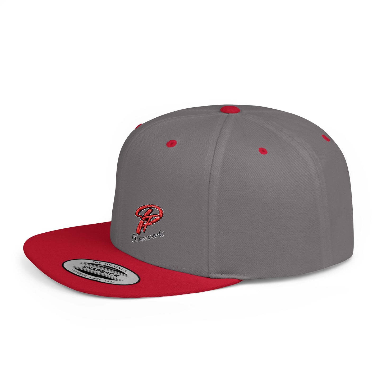 PFG Classic Flat Bill Snapback Hat with Stylish Embroidery