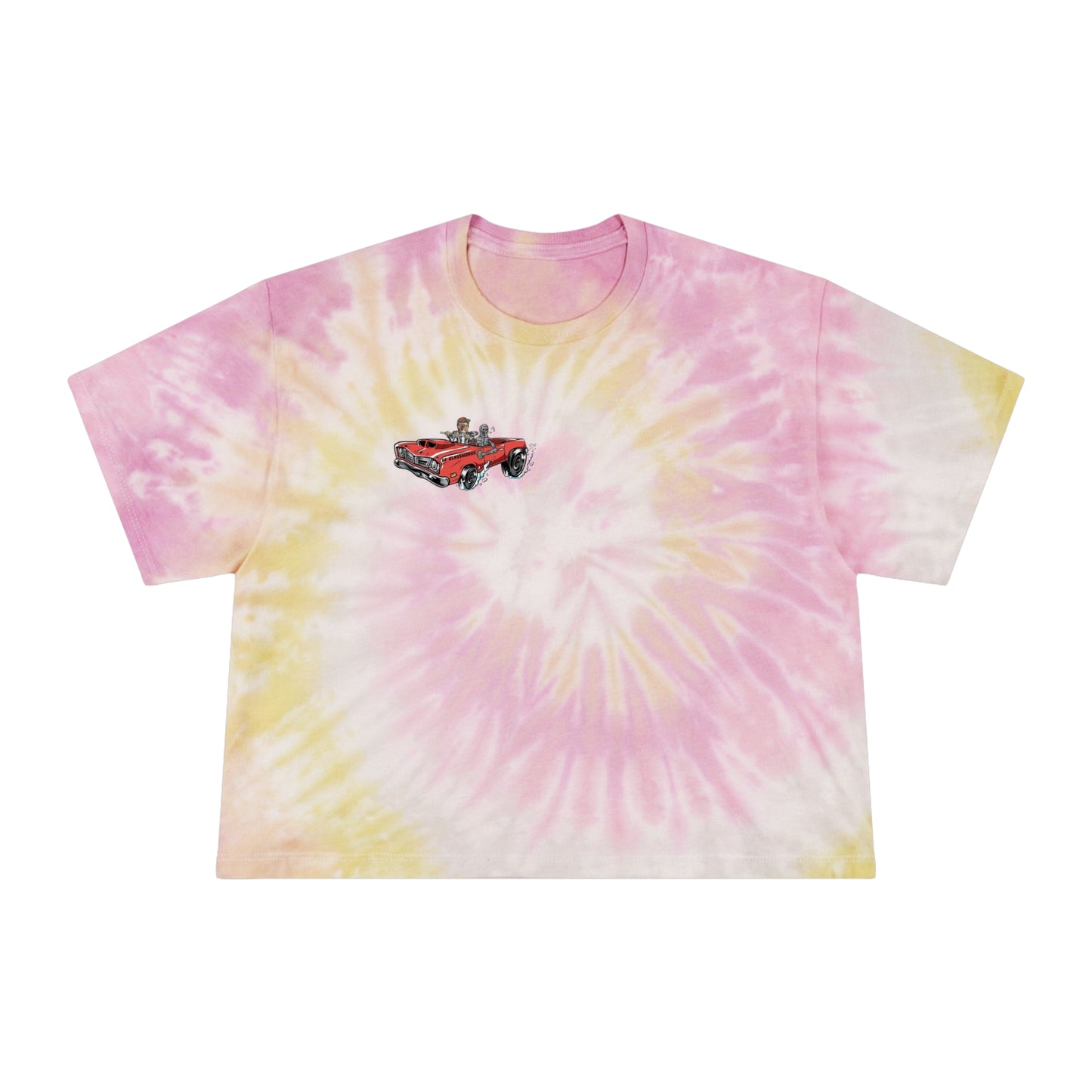 PFG Car Women’s Tie-Dye Crop Tee