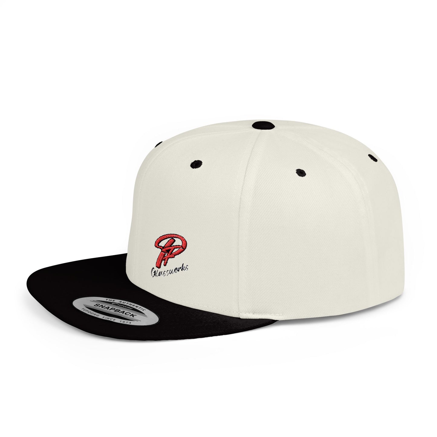PFG Classic Flat Bill Snapback Hat with Stylish Embroidery