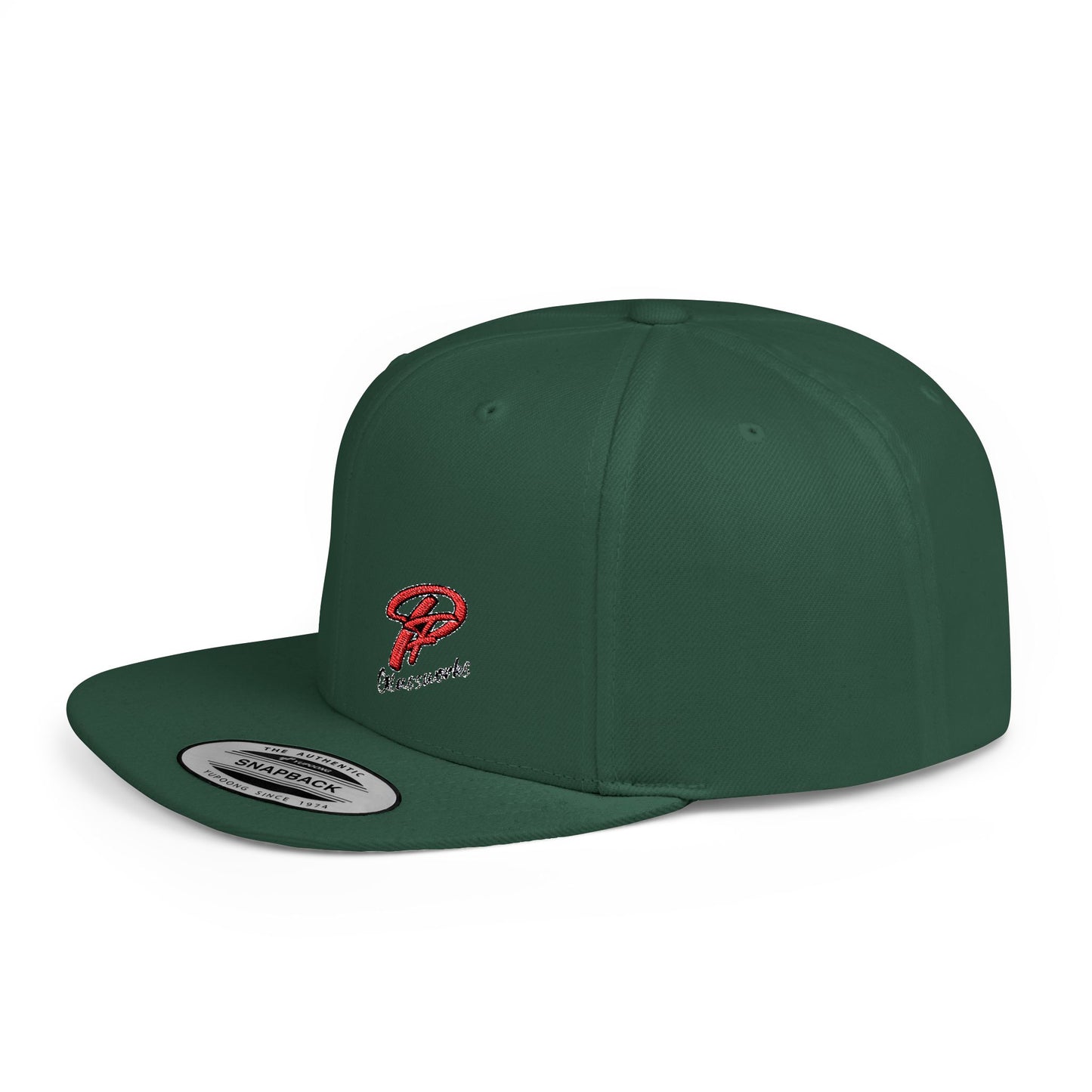 PFG Classic Flat Bill Snapback Hat with Stylish Embroidery